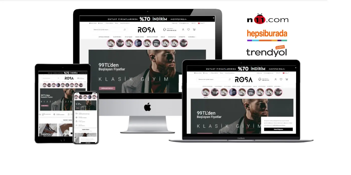 E-ticaret Giyim Teması