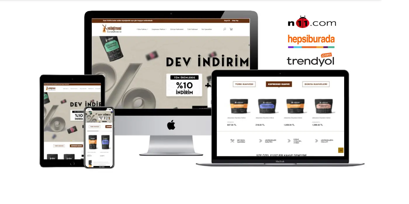 E-ticaret Kahveci Teması